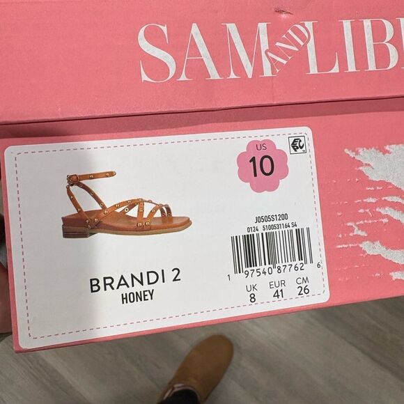 Sam & Libby Brandi Sandal Honey Size 10 - Picture 2 of 8